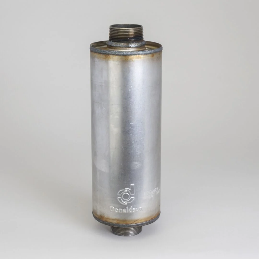 M060005 D/S, Muffler, Round Style 1 | Donaldson